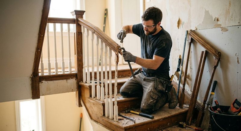 Banister Removal in Houston, TX